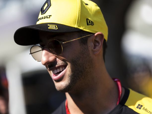 Daniel Ricciardo on harvemmin huonolla tuulella.