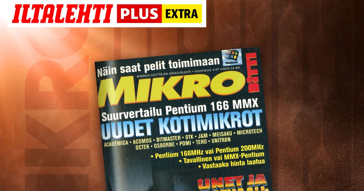 Muistatko? Pentium-pc:itä koottiin Suomessa, ja ne maksoivat maltaita