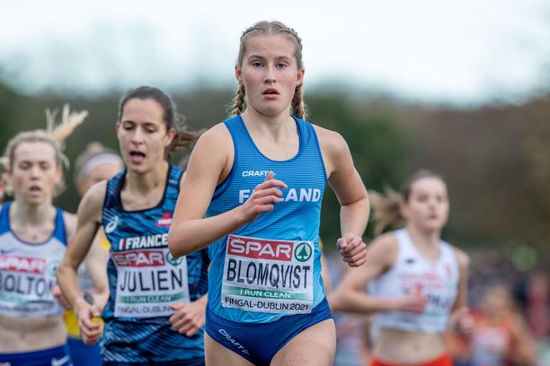 Nathalie Blomqvist: 22-vuotiaiden Suomen ennätys 1500 metrillä