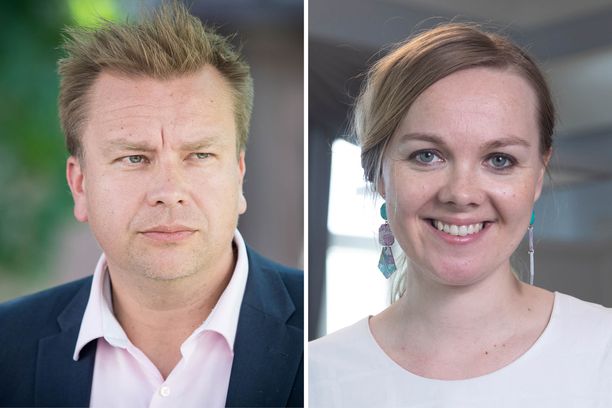 Antti Kaikkonen ja Katri Kulmuni ovat ehdolla keskustan seuraavaksi puheenjohtajaksi.