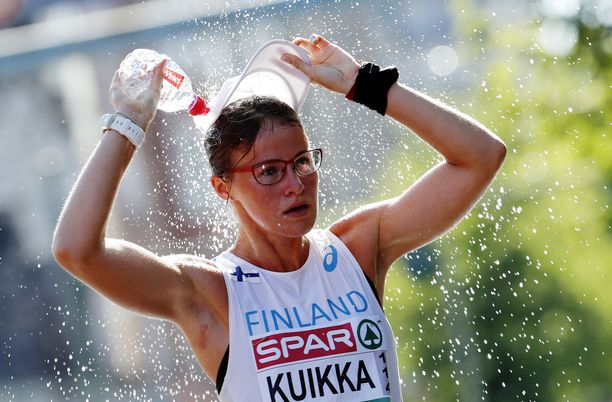 Kilpakävelijä Tiia Kuikka sijoittui viime vuonna 13:nneksi Berliinin EM-kisojen 50 kilometrillä.