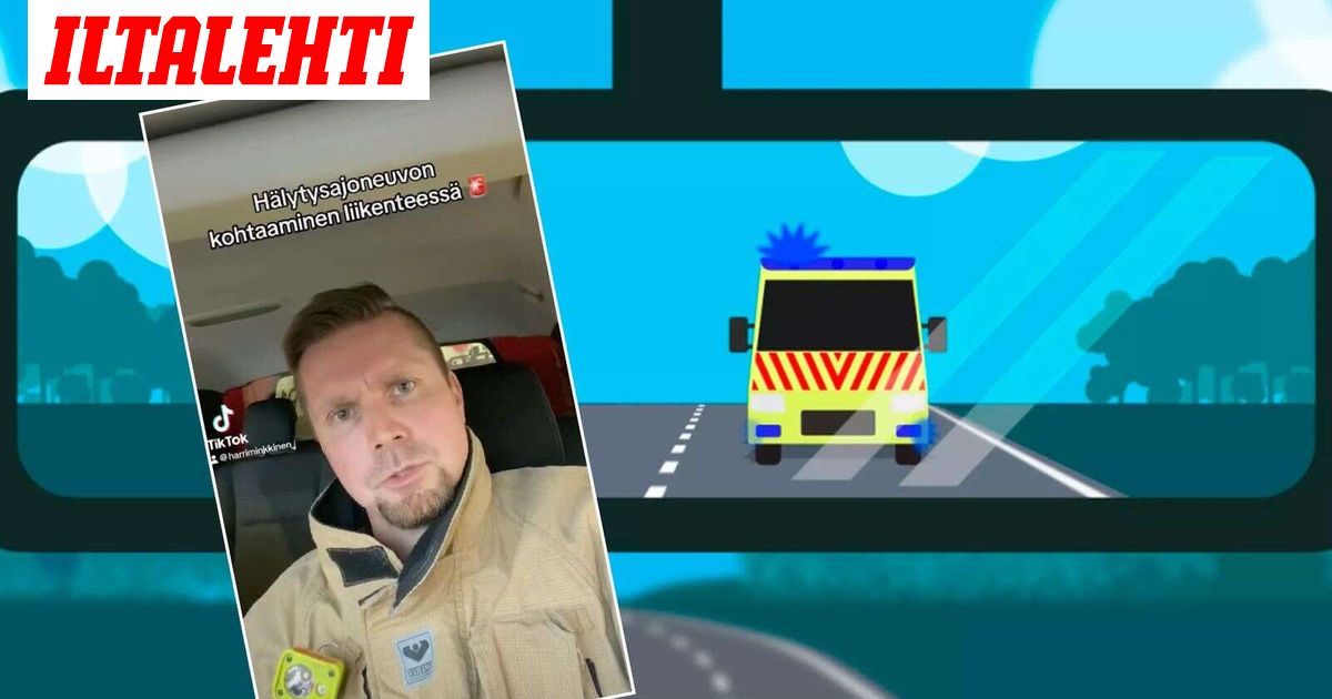 Ethän tee tätä virhettä, kun kohtaat hälytysajoneuvon liikenteessä? Palomieheltä tärkeä muistutus