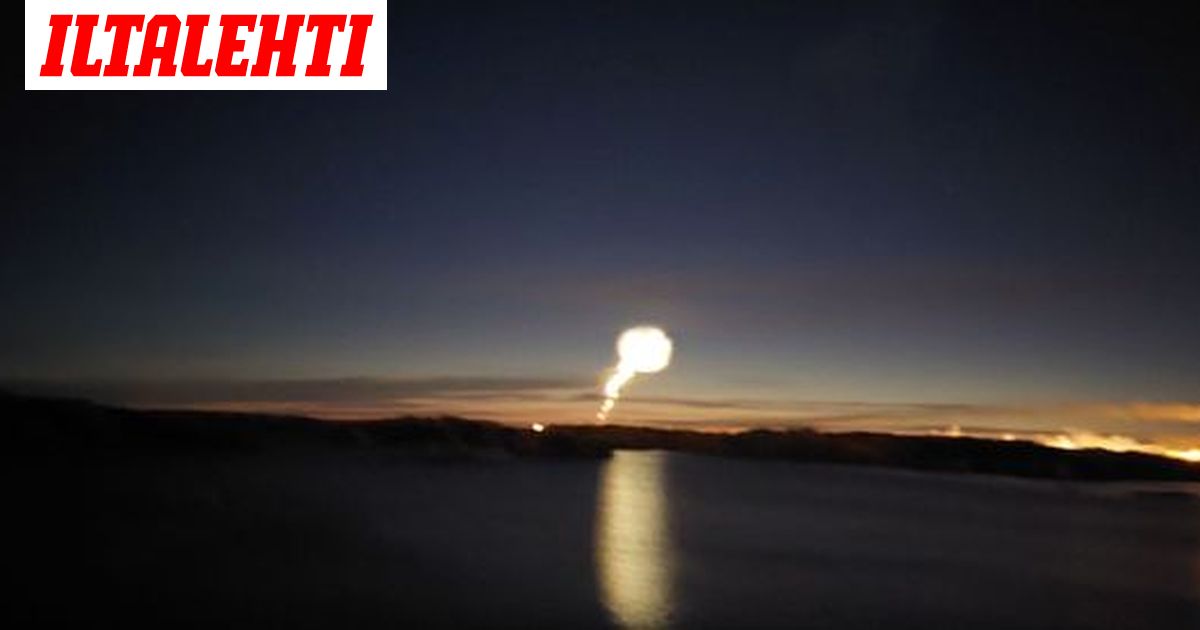 Venäjän rakettilaukaisun pilvi hehkui Suomen taivalla – tämä siitä tiedetään