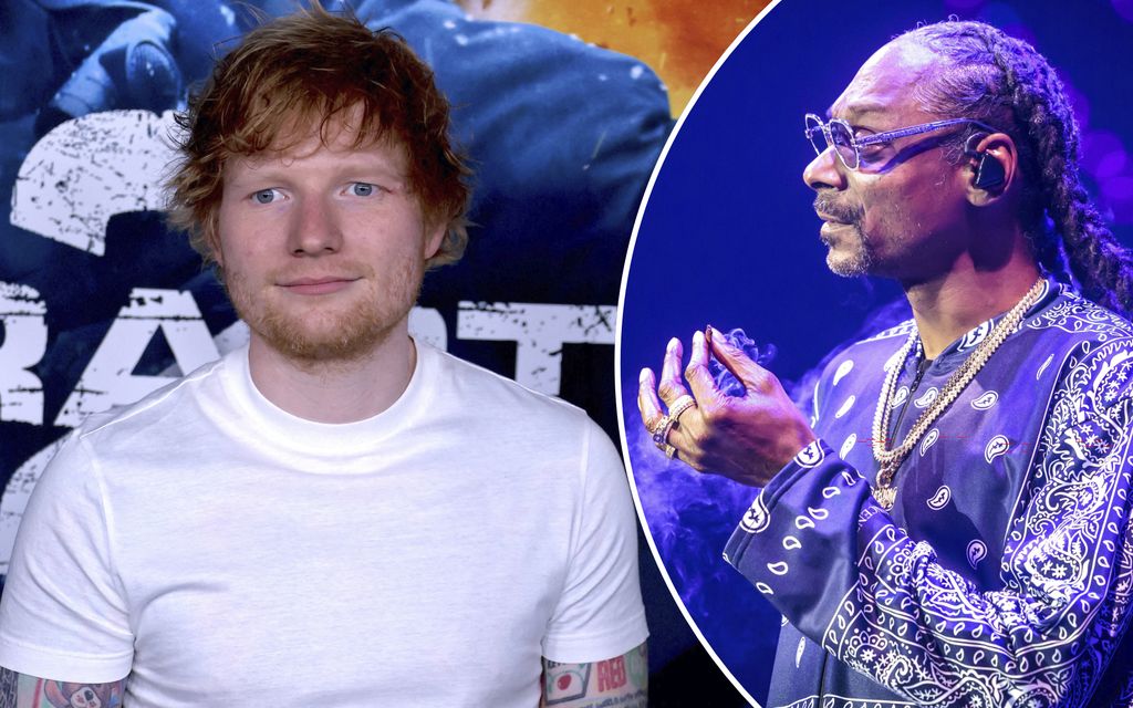 Ed Sheeran menetti hetkeksi näkönsä pössyteltyään pilveä Snoop Doggin kanssa 
