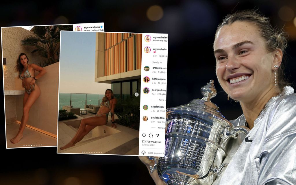 Tennistähti vastasi outoihin väitteisiin bikinikuvilla