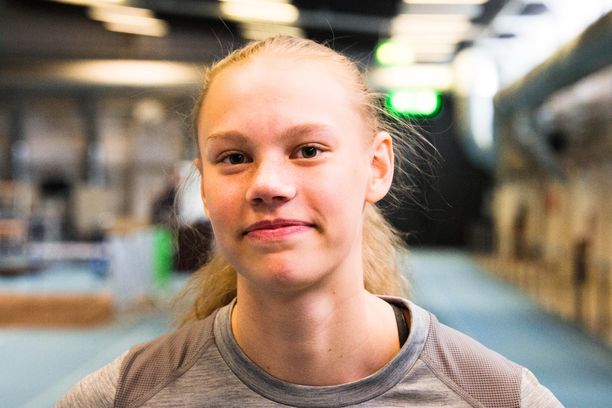 Saga Vanninen Tampereen Pyrinnöstä on todella kehityskelpoinen urheilija.