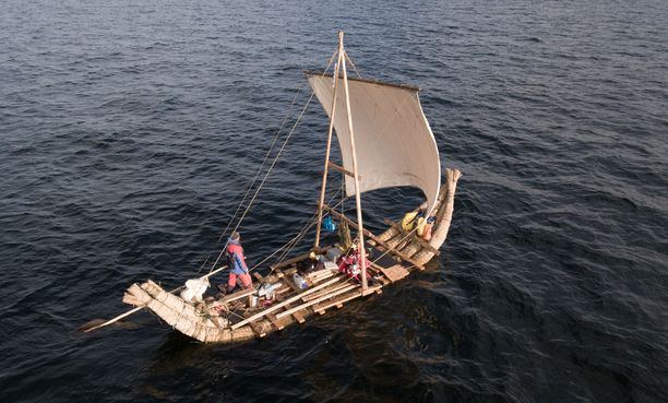 Ylitys Virosta Suomeen toteutettiin pääosin purjeiden avulla.