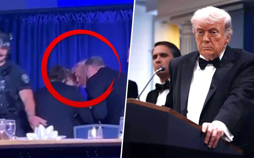 Ampumävä­likohtaus keskeytti illallisen – Trumpin evakuointi tallentui videolle