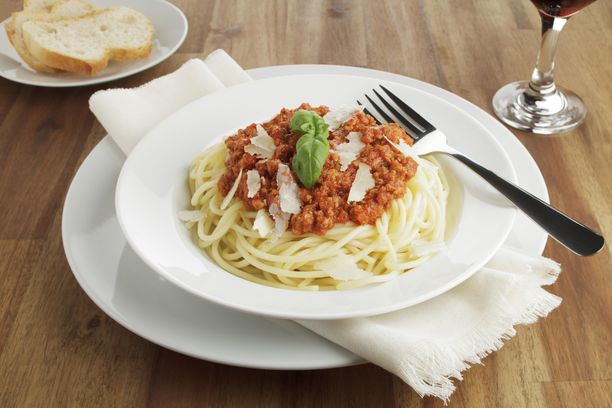 Se on siinä. Spaghetti bolognese on leijonapelaajien ehdoton lempiruoka MM-kisoissa.
