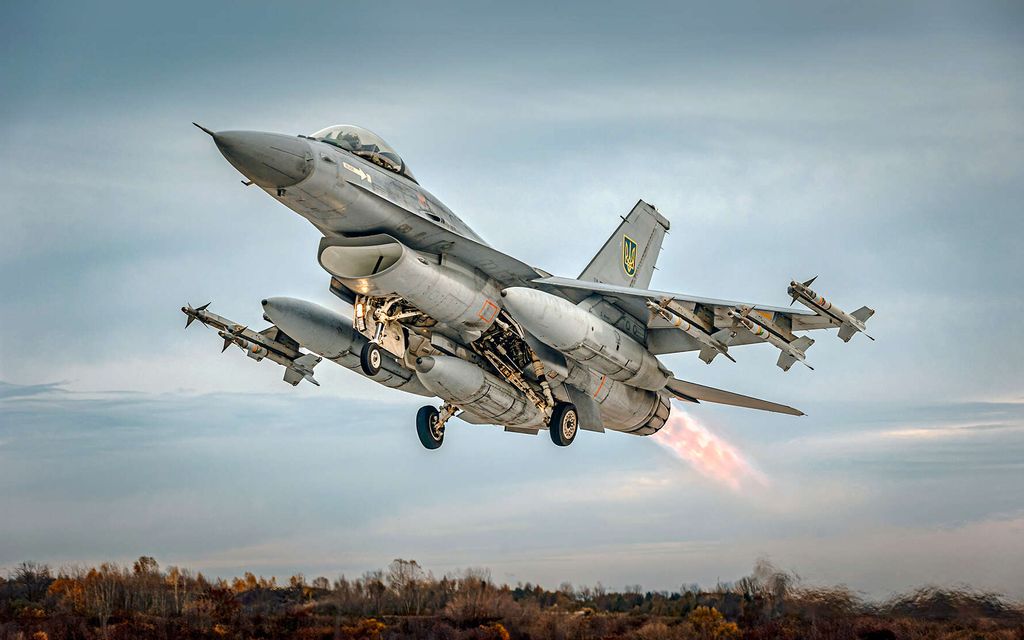 Ukrainan F-16-hävittäjät joutuivat pulaan