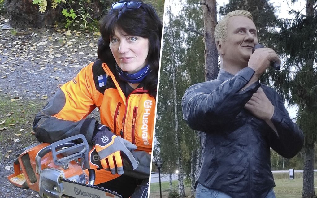 Olli Lindholmin patsaan veistänyt Ulla Haglund: ”Oli hankalaa tehdä patsas henkilöstä jonka kaikki tuntevat”