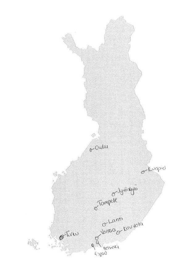 Näin Helsingissä sijoitettiin Suomen suurimmat kaupungit kartalle!