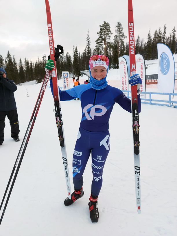 Oloksen Tykkikisat 2021 naisten 10 km vapaalla: Krista Pärmäkoski voitti