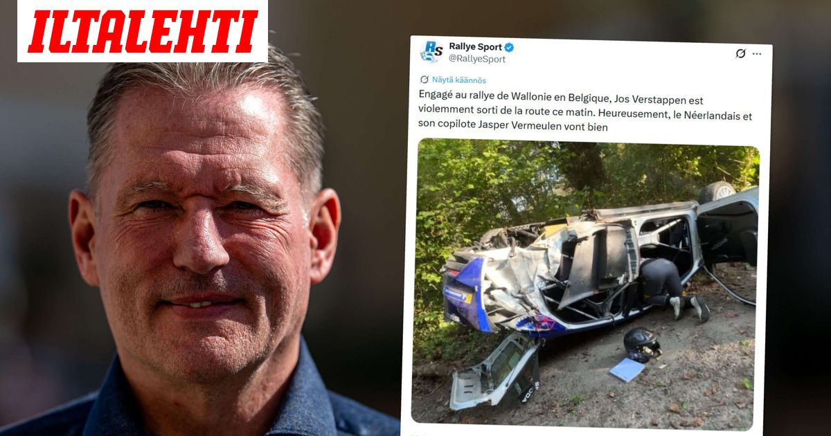 Kuva: Max Verstappenin isä hurjassa kolarissa