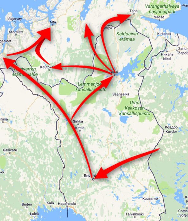 CIA:n tietolähde: Näin puna-armeija suunnitteli hyökkäävänsä Suomen kautta  Norjaan - katso kartta