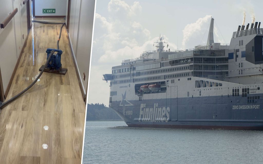 Vesikaaos matkustaja­laivassa Itämerellä