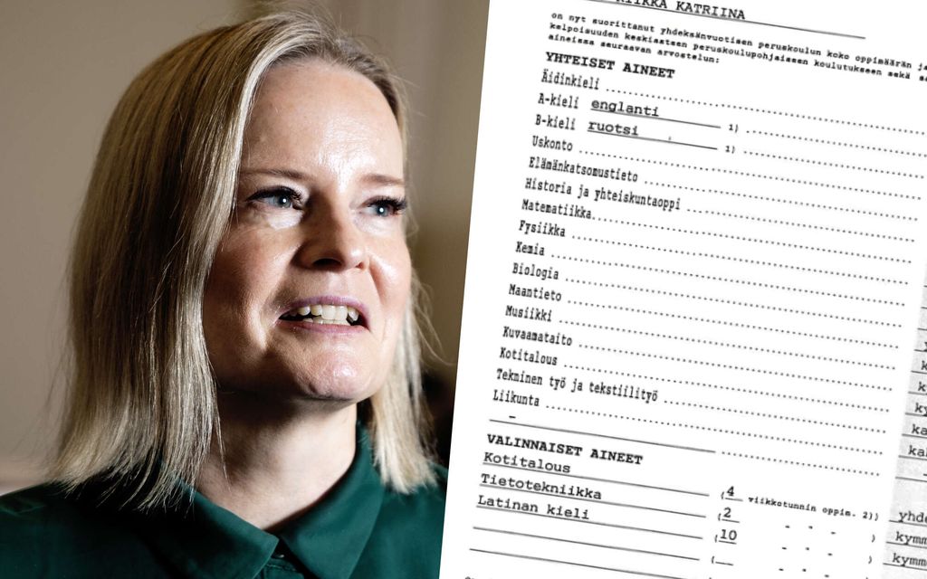 Kirja paljastaa Purran hurjat arvosanat – Tällaisen todistuksen hän sai