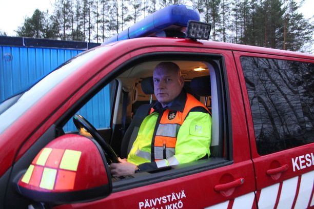 Pauli Nurminen on päivystävä päällikkö Keski-Suomen pelastuslaitoksella.