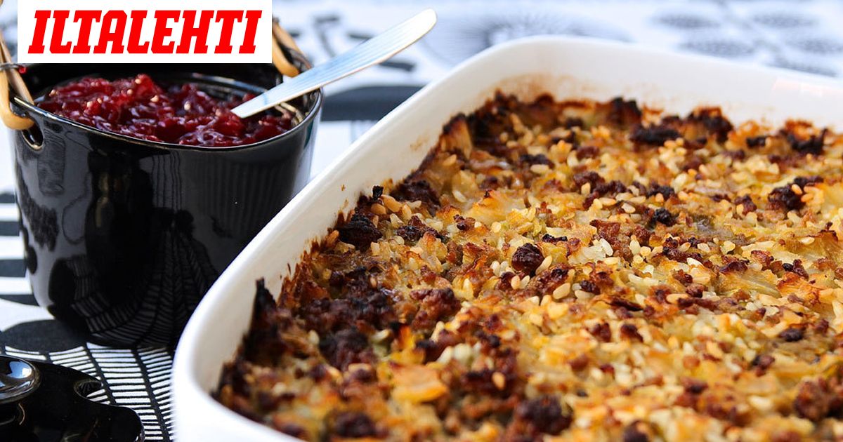 Ihana Lohturuoka Tee Marttojen Ohjeella Perinteinen Kaalilaatikko Maistuu Lammitettynakin 1 dl rikottuja ohrasuurimoita 3 dl vettae 500 g valkokaalia suikaleina 2 sipulia hienonnettuna 300 g naudan jauhelihaa 3 dl lihalientae knorrin fondi 1 muna 1 tl suolaa 1 tl. perinteinen kaalilaatikko