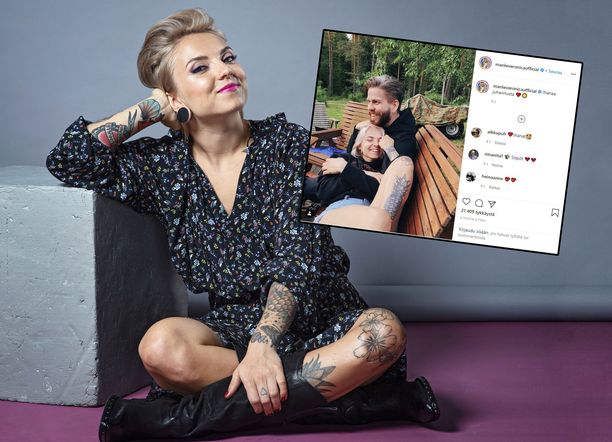 Veronica Verho ja Juhani Koskinen vaikuttavat vahvistavan seurustelunsa Instagram-tileillään.