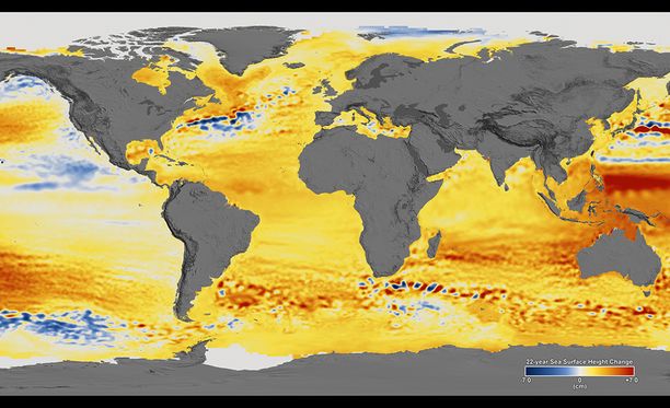 Satelliittikuvat paljastivat: Merenpinnan nousu kiihtyy - ”Vahvistaa sen  mitä olemme pelänneet”