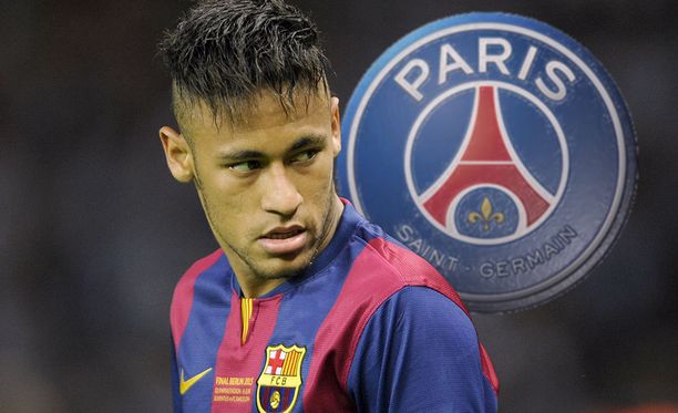 Neymar sai Ranskan liigan taakseen Espanjan liigaa vastaan.