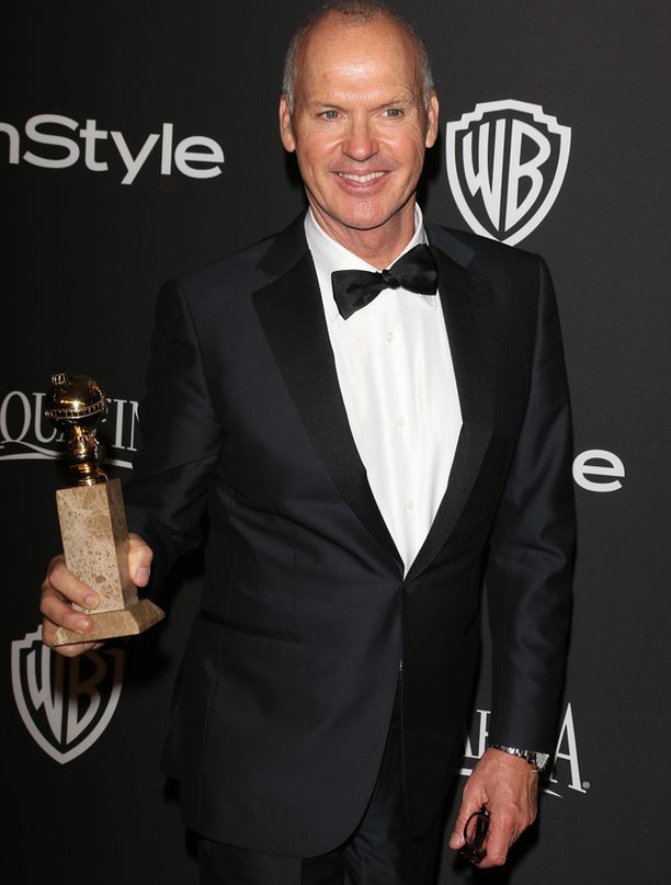 Michael Keaton sai Birdman-roolistaan Golden Globe -palkinnon. 
