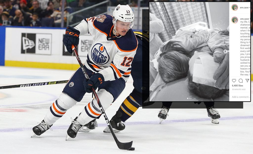 Kuolleen NHL-hyökkääjän vaimo julkaisi sydämet särkevän kuvasarjan sairaalapediltä