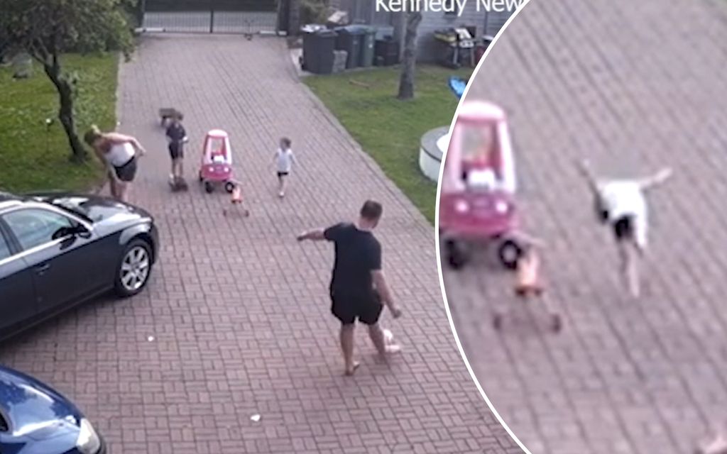 Raju tilanne tallentui videolle – isä potkaisi jalkapallon suoraan kohti poikaansa: ”pelkäsin pahinta”