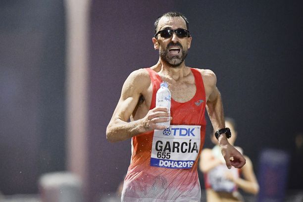 Jesús Ángel García oli kahdeksas MM-kisojen 50 kilometrin kävelyssä.