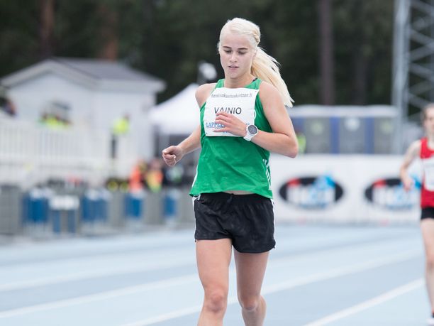 Alisa Vainio voitti puolimaratonin Vantaalla. Arkistokuva vuodelta 2019.