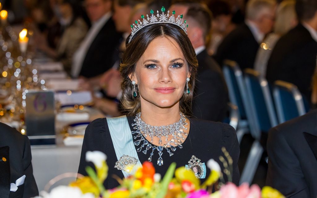 Prinsessa Sofia edusti suomalaisessa mekossa Nobel-gaalassa