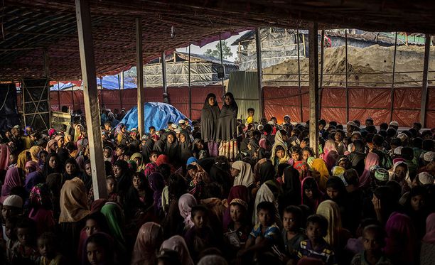 Yli 700 000 rohingya-muslimia pakeni Myanmarin hallituksen vainoa viime vuonna.