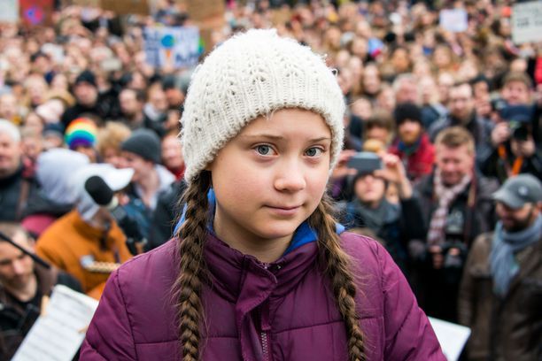 Greta Thunberg on vieraillut myös Suomessa ilmastomarssissa Helsingissä syksyllä 2018.