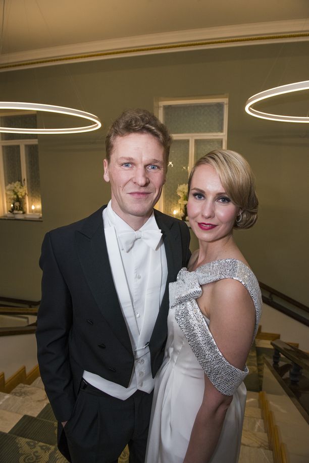 Toni ja Heidi Nieminen Linnan juhlissa vuonna 2015.