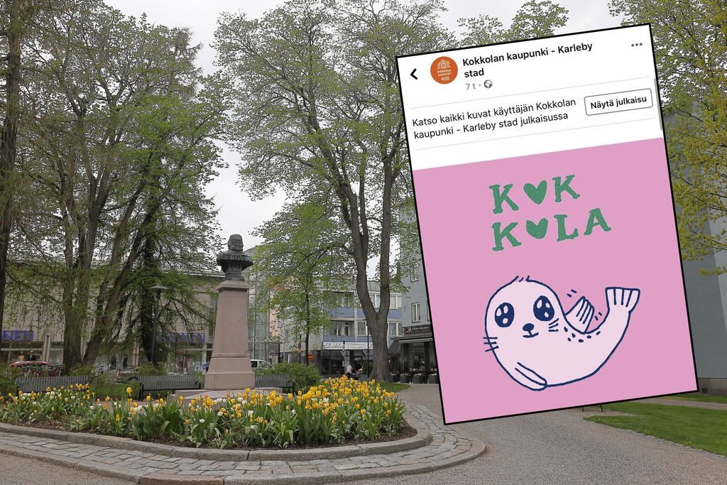 Kokkolan kaksimieliseksi lipsahtaneesta somemokasta repesi riemu Ruotsissa