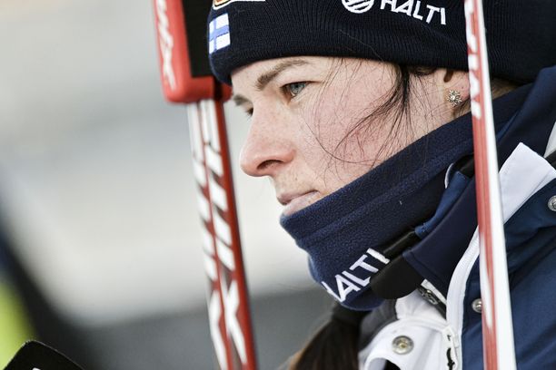 Krista Pärmäkoski palasi ladulle Sveitsissä.