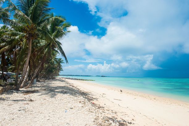 Kaunis Funafutin laguuni löytyy Tuvalulta.