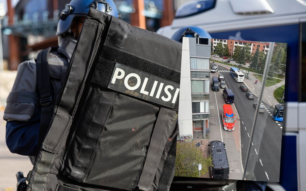Video: Raskaasti varustautunut poliisi iski kerrostaloon Helsingissä – Useita kiinni