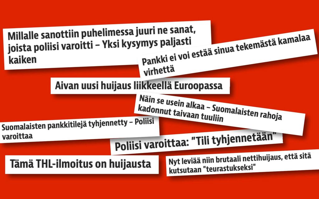Median huijausuutiset vaikuttaneet suomalaisiin
