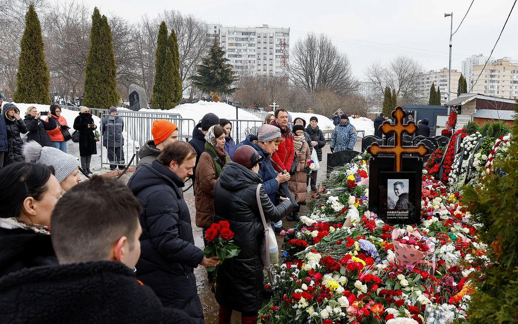 Tällainen näky on Aleksei Navalnyin hauta