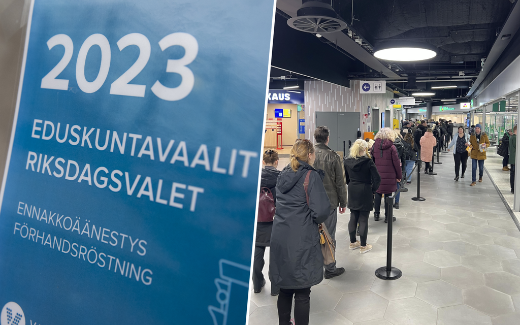 Kuvat: Valtavat jonot käännyttivät osan äänestäjistä pois – Suomalaiset ryntäsivät uurnille  