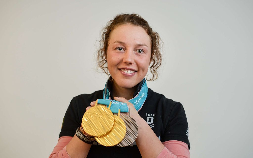 Telo Laure Dahlmeier ostaja na gori po njeni želji