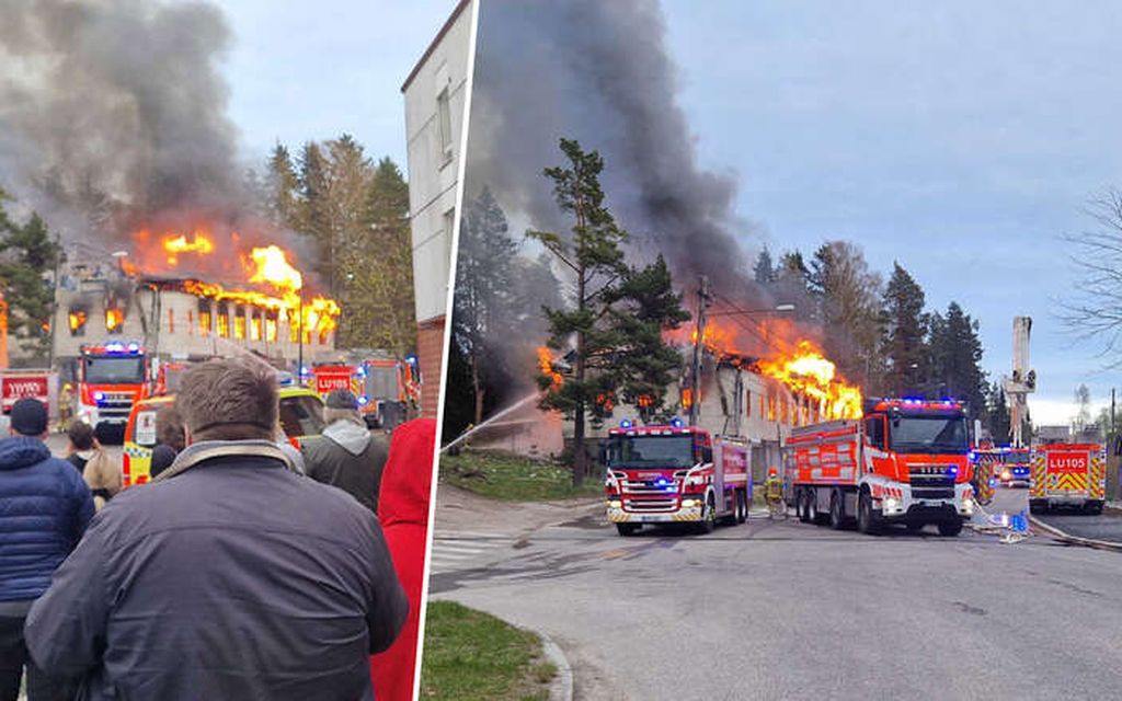 Iso tulipalo Espoossa