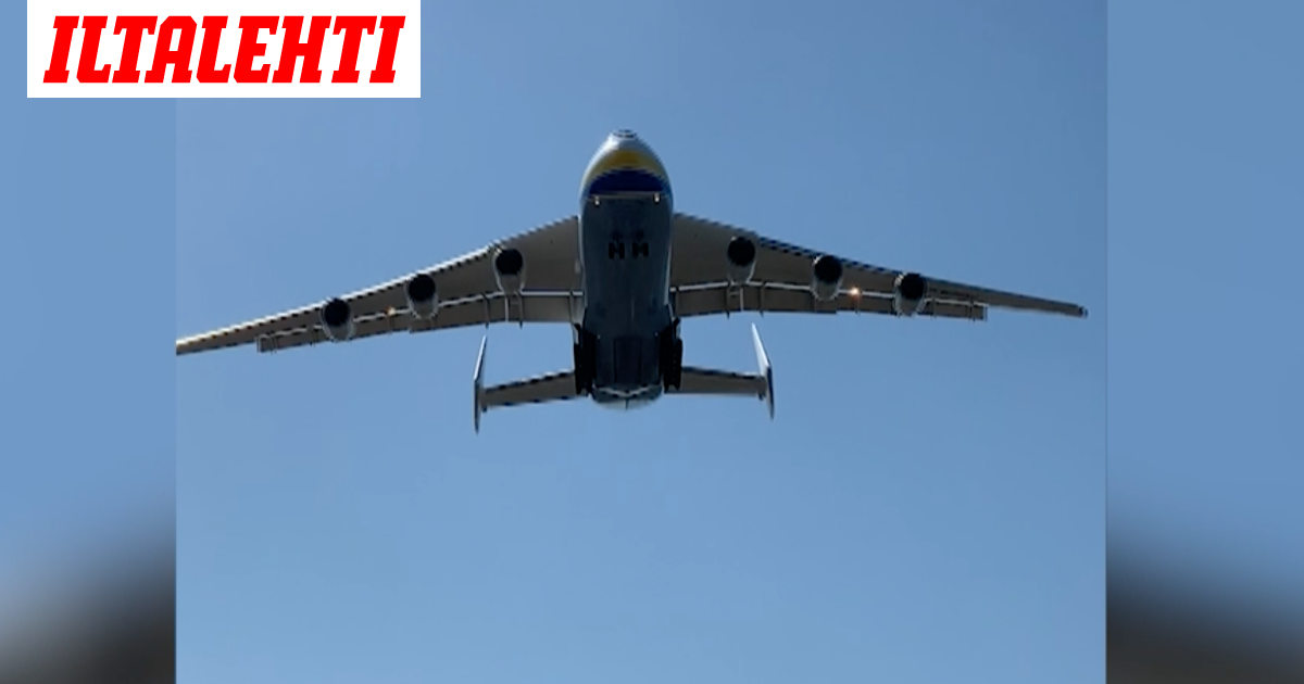 Tässä Lentää Maailman Suurin Ja Raskain Rahtilentokone Antonov An 225 Mriya