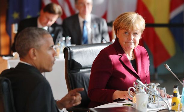 Liittokansleri Angela Merkel ja väistyvä presidentti Barack Obama tapasivat perjantaina Berliinissä.