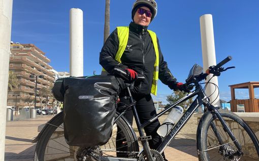 Rauni pyöräili Lieksasta Espanjaan – vaakalukema rupeaman jälkeen yllätti