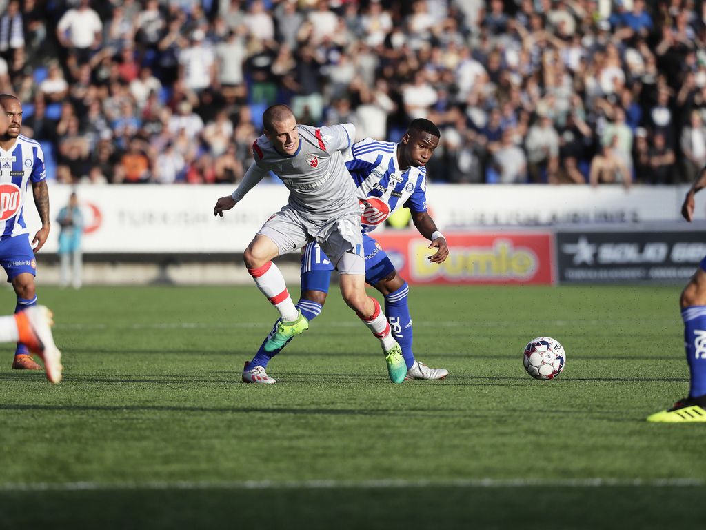 HJK:n Mestarien liiga -tie nousi pystyyn – Punainen tähti murskasi unelman vierasmaalillaan