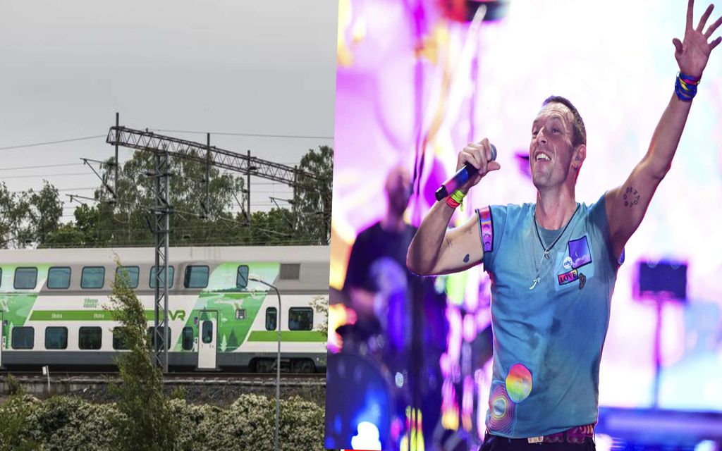 Näin VR ja HSL huomioivat Coldplayn jättikeikat