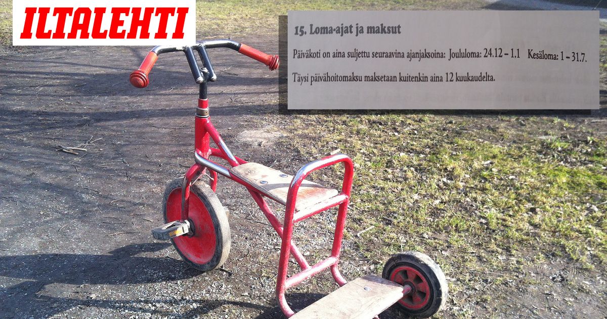 Yksityiset Paivakodit Laskuttavat Vanhempia Ja Saavat Yhteiskunnan Tukia Vaikka Paivakoti On Kiinni